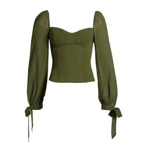 Reformation Sawtelle Top in Fern